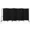 National Public Seating NPS Room Divider, 6' Height, 7 Sections, Black RDB6-7PT10 - alternate 5